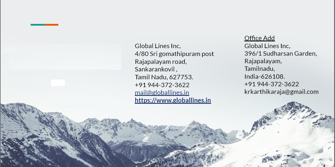 Global Lines Inc Garments